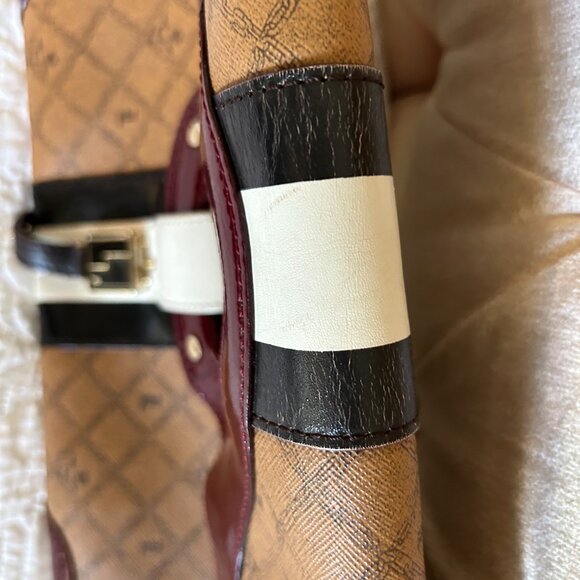 Vintage L.A.M.B. Gwen Stefani Carlisle Lipstick Convertible Clutch Leather/PVC - Picture 14 of 16